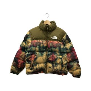 ザノースフェイス(THE NORTH FACE)の美品 ザノースフェイス レトロヌプシプリンテッドジャケット メンズ L(ダウンジャケット)