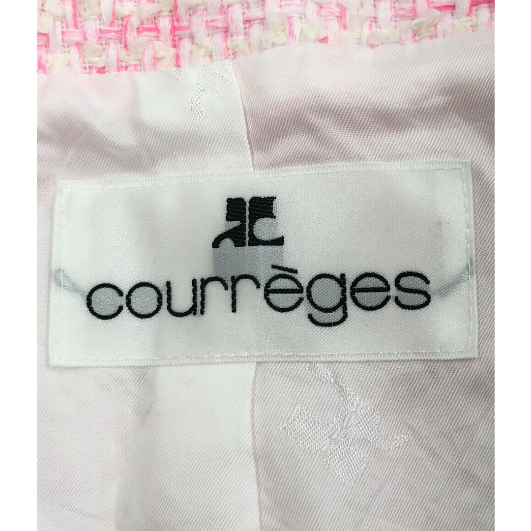 Courreges(クレージュ)のクレージュ スカートスーツ ツイードセットアップ レディース 38 レディースのスカート(ひざ丈スカート)の商品写真