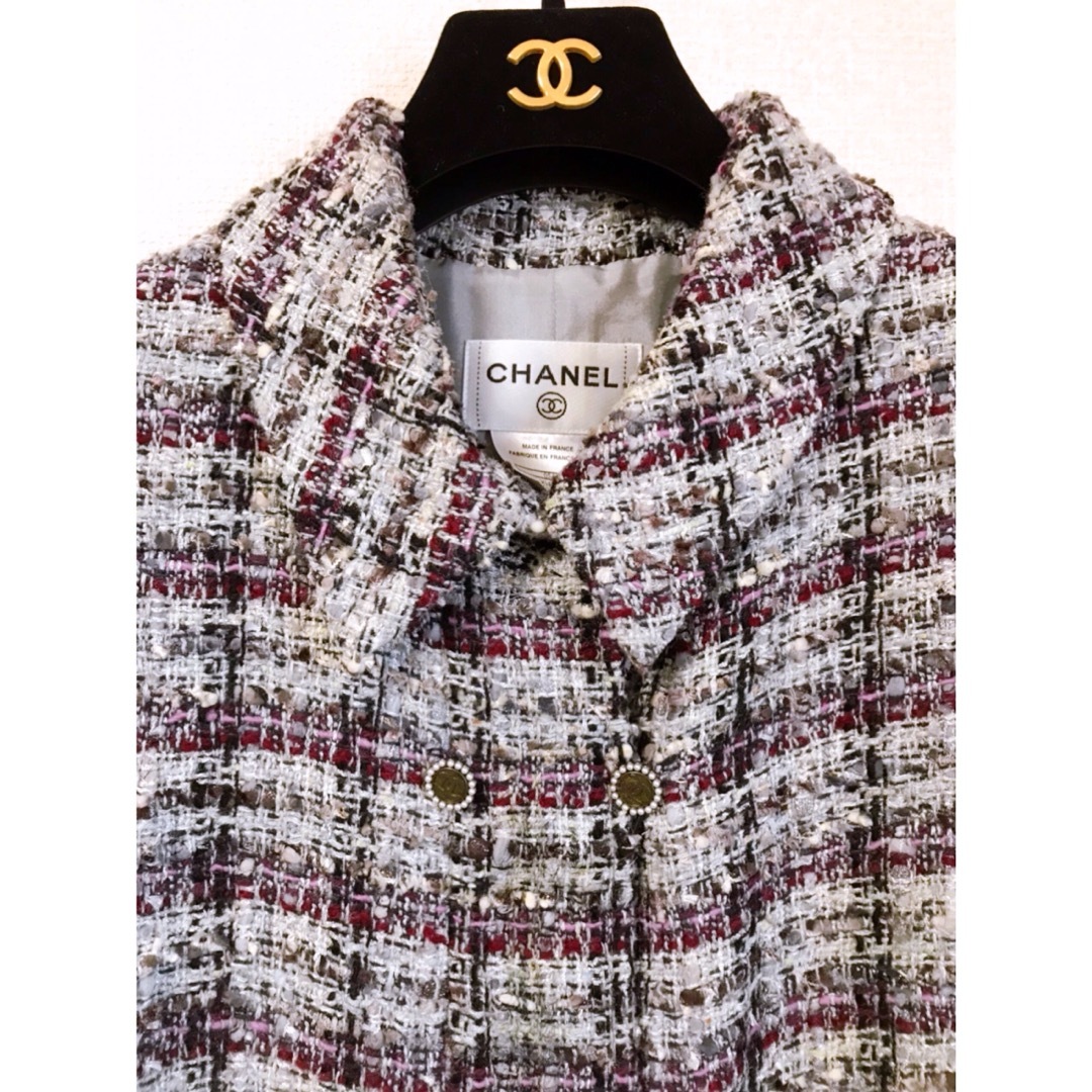 CHANEL(シャネル)のCHANEL ツイードワンピース レディースのワンピース(ひざ丈ワンピース)の商品写真