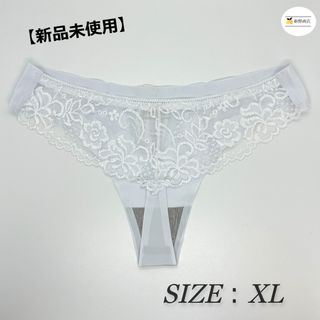 【2点目以降200円引き】新品 シームレスショーツ ショーツ Tバック ホワイト(ショーツ)