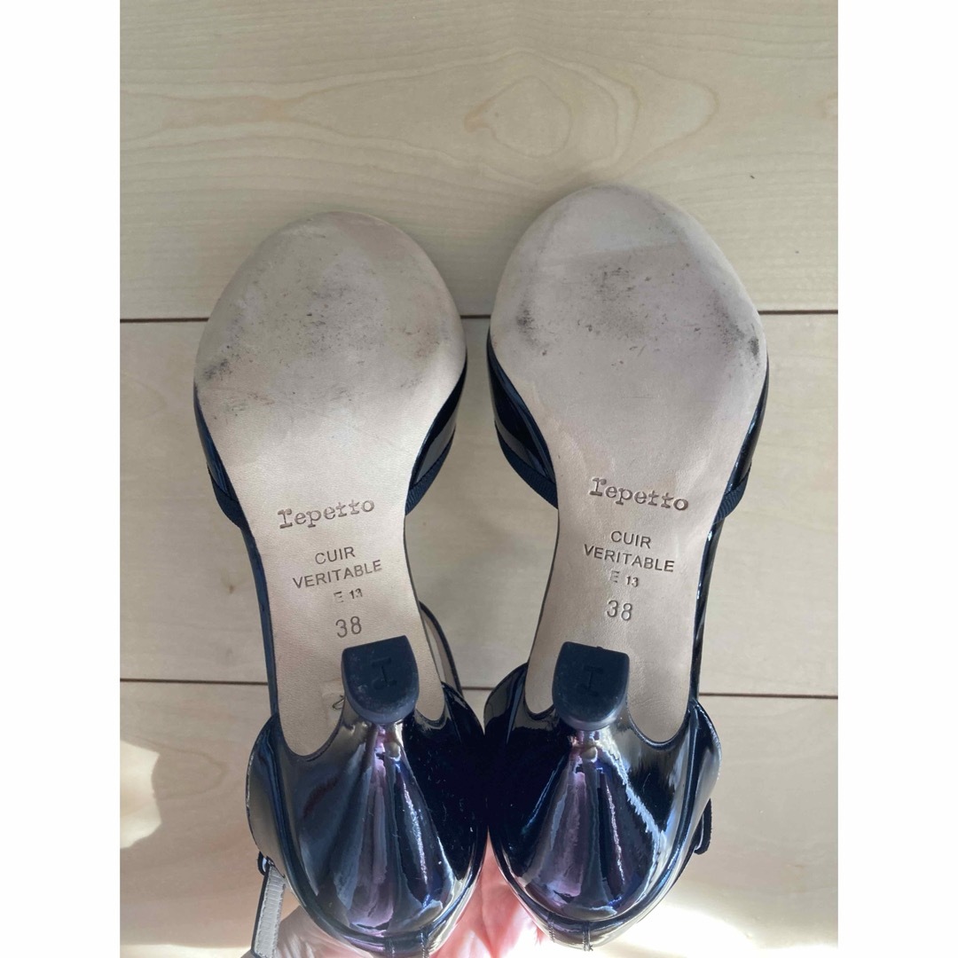 repetto(レペット)の定番人気🎵repetto T字ストラップパンプス黒38 BAYA レディースの靴/シューズ(ハイヒール/パンプス)の商品写真