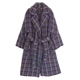 Max Mara - MAX MARA マックスマーラ WEEKEND ウィークエンド ベルト付き ウール コート パープル系 40【中古】