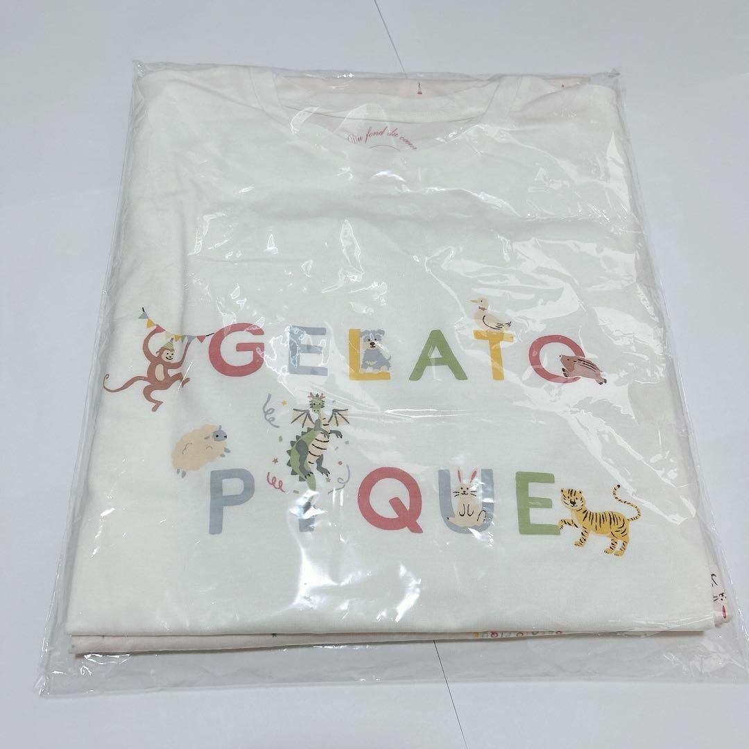 gelato pique(ジェラートピケ)の【特価品】ジェラートピケ 福袋 2点 セット 干支 ワンピース Tシャツ 限定 レディースのトップス(Tシャツ(半袖/袖なし))の商品写真