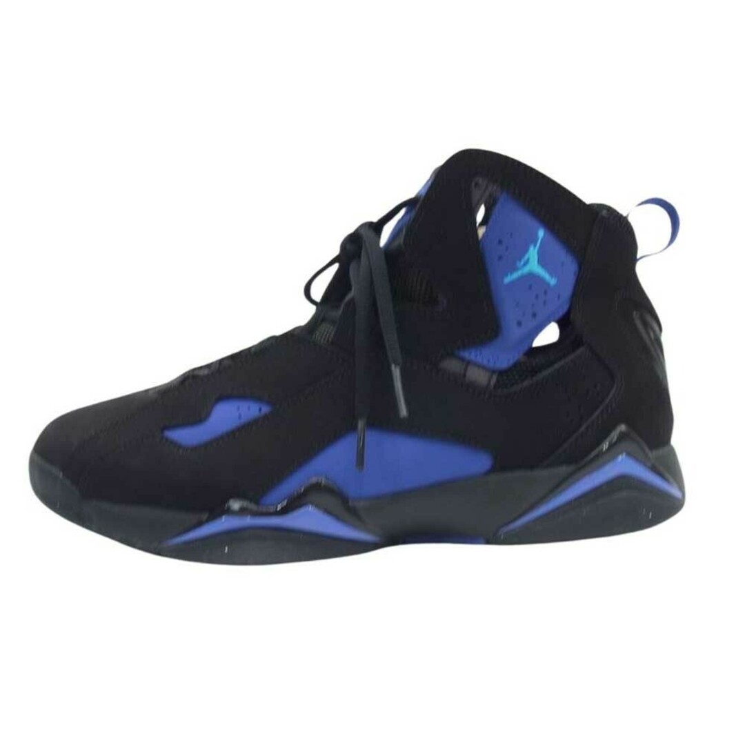 NIKE AIR JORDAN ナイキ ジョーダン スニーカー 342964-040 True Flight トゥルー フライト Black Blue Lagoon ブラック ブルー ラグーン ハイカット スニーカー ブラック系 パープル系 26.5cm【極上美品】【中古】 メンズの靴/シューズ(スニーカー)の商品写真