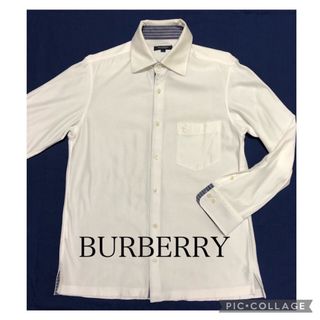 バーバリー(BURBERRY)の美品　BURBERRY バーバリー　メンズ　長袖シャツ　L(シャツ)