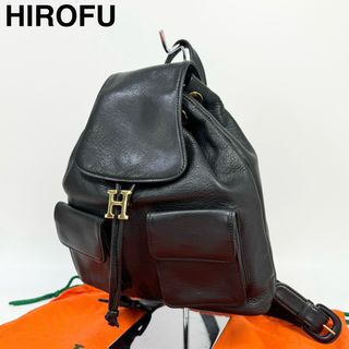 24B31 HIROFU ヒロフ ミニ リュック レザー 本革(リュック/バックパック)