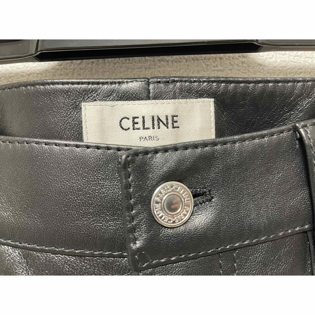 celine(セリーヌ)のCELINE レザーパンツルージーンズ2G300280D.38NO/size48 メンズのパンツ(デニム/ジーンズ)の商品写真