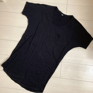 ユニクロ(UNIQLO)のユニクロ　トップス　Tシャツ  ロングTシャツ(Tシャツ(半袖/袖なし))