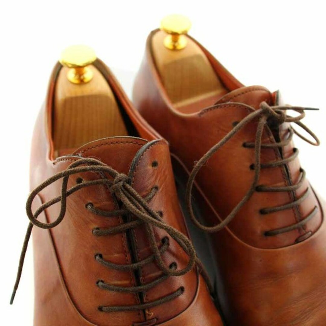 Santoni(サントーニ)のSANTONI ビジネスシューズ レザー レースアップ ストレートチップ 茶 メンズの靴/シューズ(ドレス/ビジネス)の商品写真