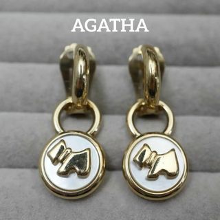 AGATHA - 【匿名配送】 AGATHAアガタ イヤリング ゴールド ロゴ 2