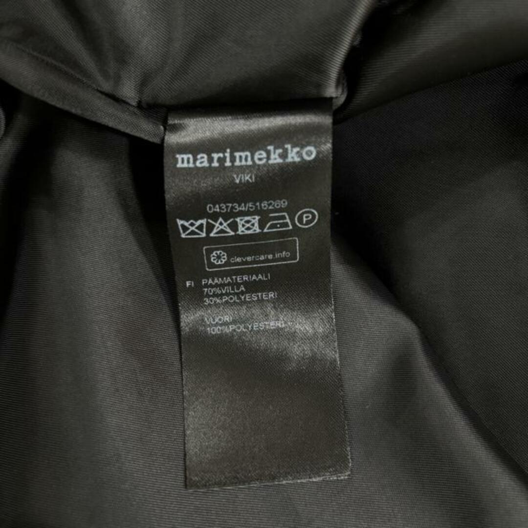 marimekko(マリメッコ)のmarimekko(マリメッコ) コート サイズ36 S レディース美品  ダークグレー 冬物 レディースのジャケット/アウター(その他)の商品写真