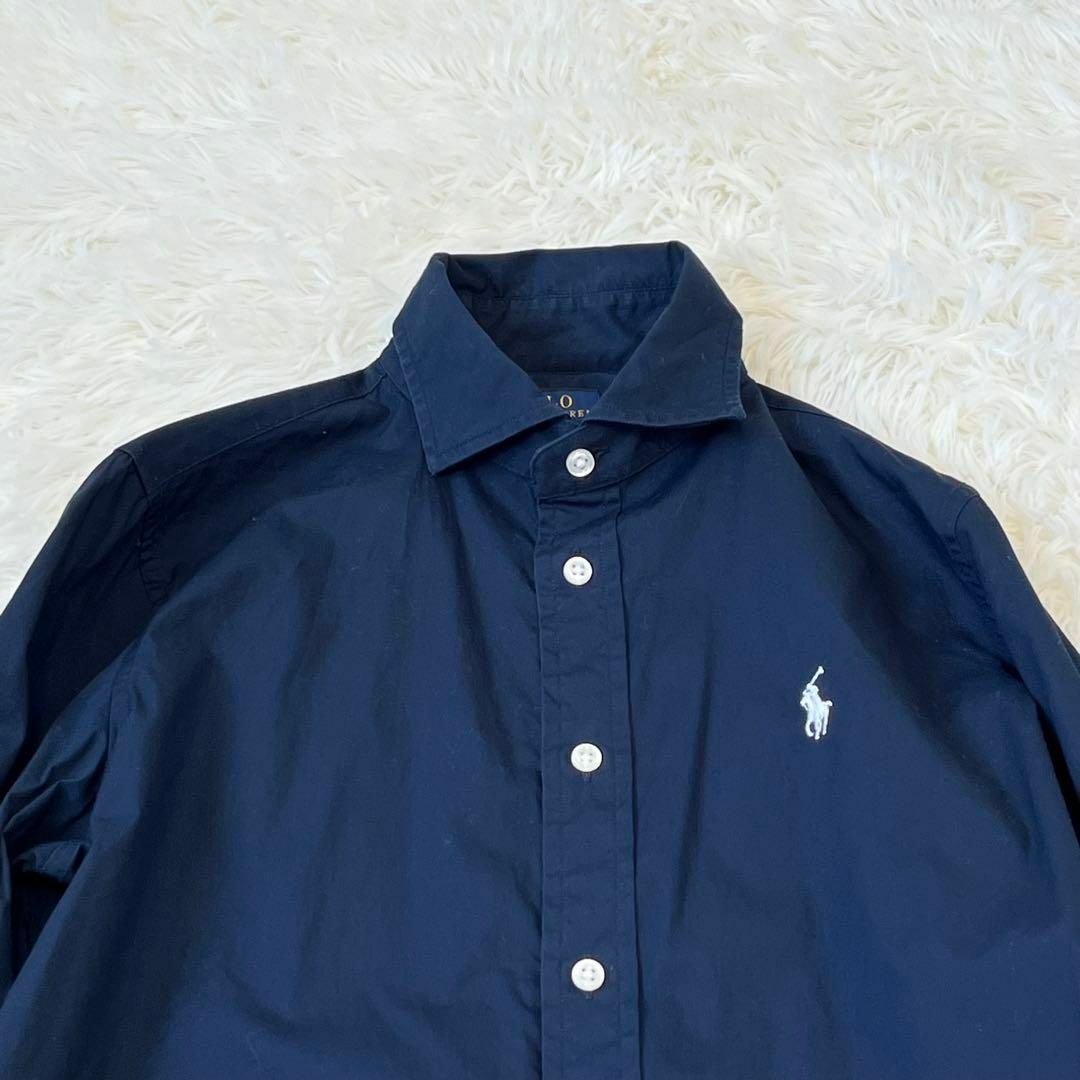 POLO RALPH LAUREN(ポロラルフローレン)のラルフローレン　ネイビー　シャツ　ポニー　6. レディースのトップス(シャツ/ブラウス(長袖/七分))の商品写真