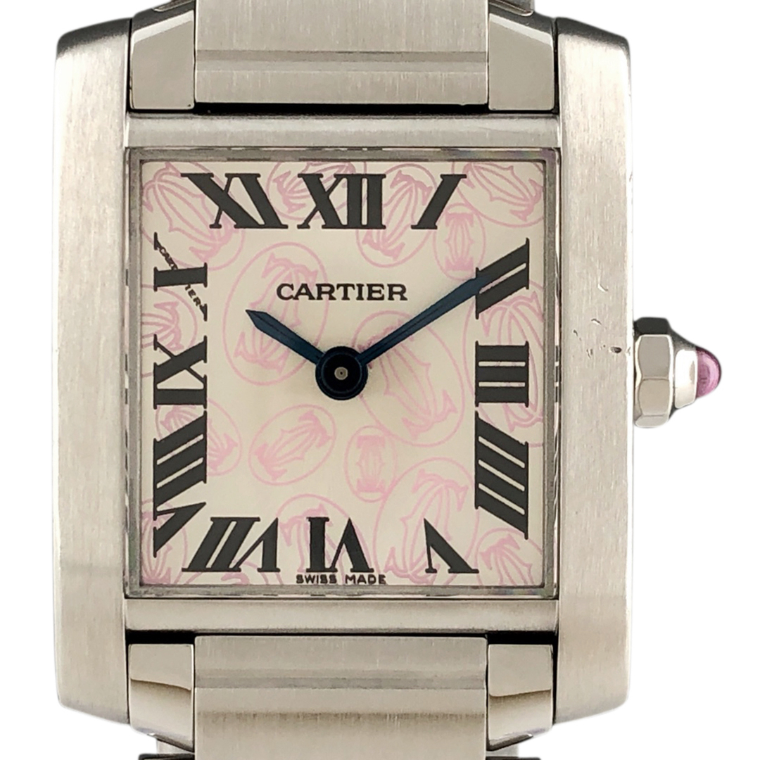 Cartier(カルティエ)のカルティエ タンクフランセーズSM クリスマス限定 W51031Q3  レディース 【中古】 レディースのファッション小物(腕時計)の商品写真