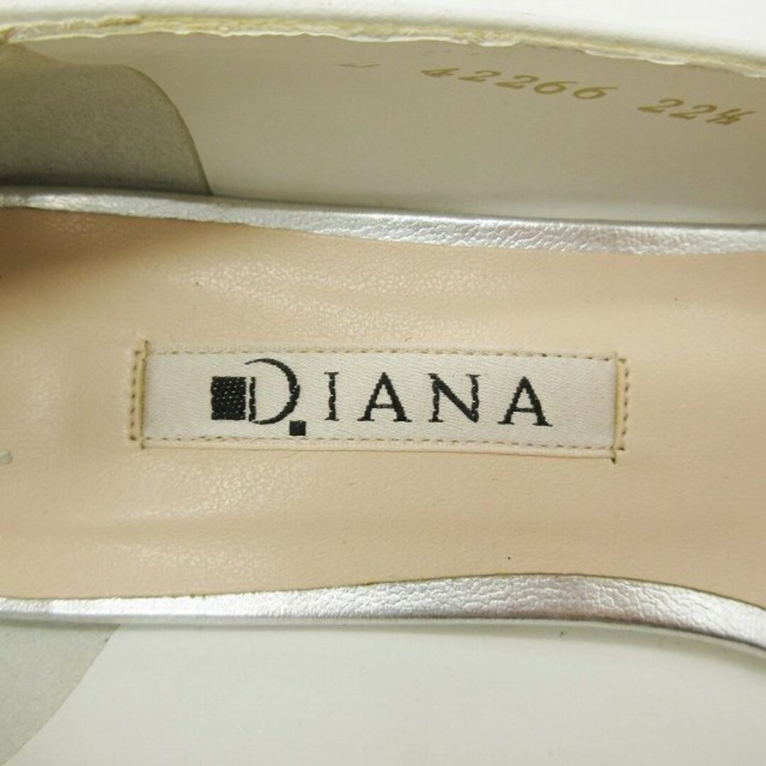 DIANA(ダイアナ)のダイアナ DIANA グリッター ラメ パンプス シューズ レザー 22 1/2 レディースの靴/シューズ(ハイヒール/パンプス)の商品写真