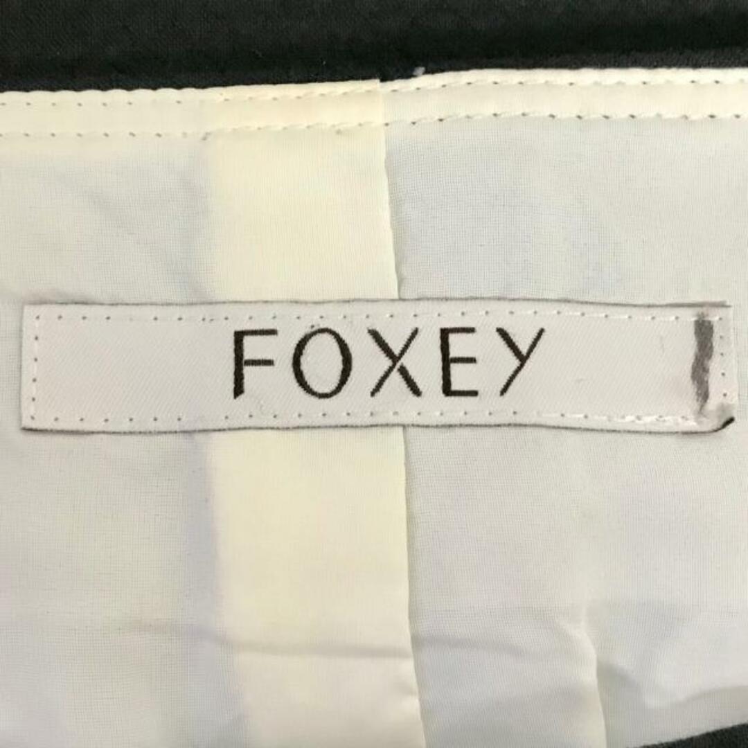 FOXEY(フォクシー)のFOXEY(フォクシー) ワンピース サイズ40 M レディース - ダークネイビー ノースリーブ/ひざ丈 レディースのワンピース(その他)の商品写真