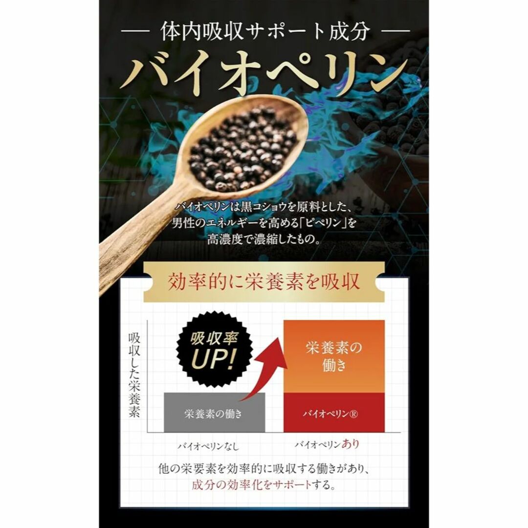 シリアス マカ 亜鉛15m配合 シトルリン アルギニン 厳選成分配合 サプリ 国 食品/飲料/酒の健康食品(その他)の商品写真