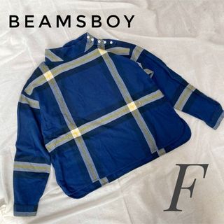 ビームスボーイ(BEAMS BOY)のBEAMSBOY ビッグタータン ハイネック トップス(カットソー(長袖/七分))