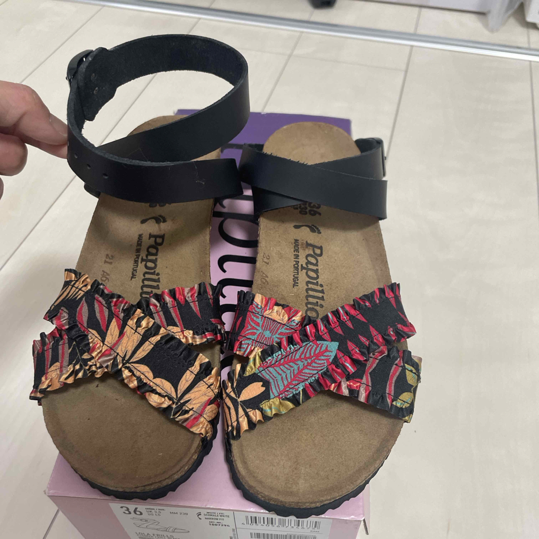 BIRKENSTOCK(ビルケンシュトック)のビルケンシュトックpapillio lola frills 36 23センチ レディースの靴/シューズ(サンダル)の商品写真