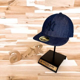 ニューエラー(NEW ERA)の【ニューエラ×ニューヨーク・ヤンキース】NY デニム キャップ 紺ネイビー(キャップ)