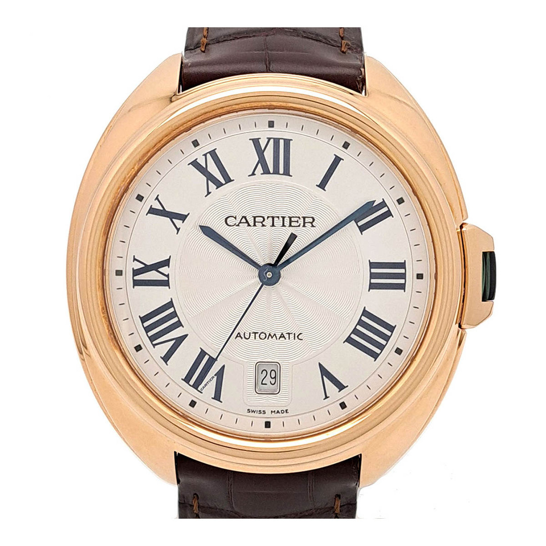 Cartier(カルティエ)のカルティエ クレ ドゥ カルティエ WGCL0004 自動巻き ピンクゴールド メンズ CARTIER 【中古】 【時計】 メンズの時計(腕時計(アナログ))の商品写真