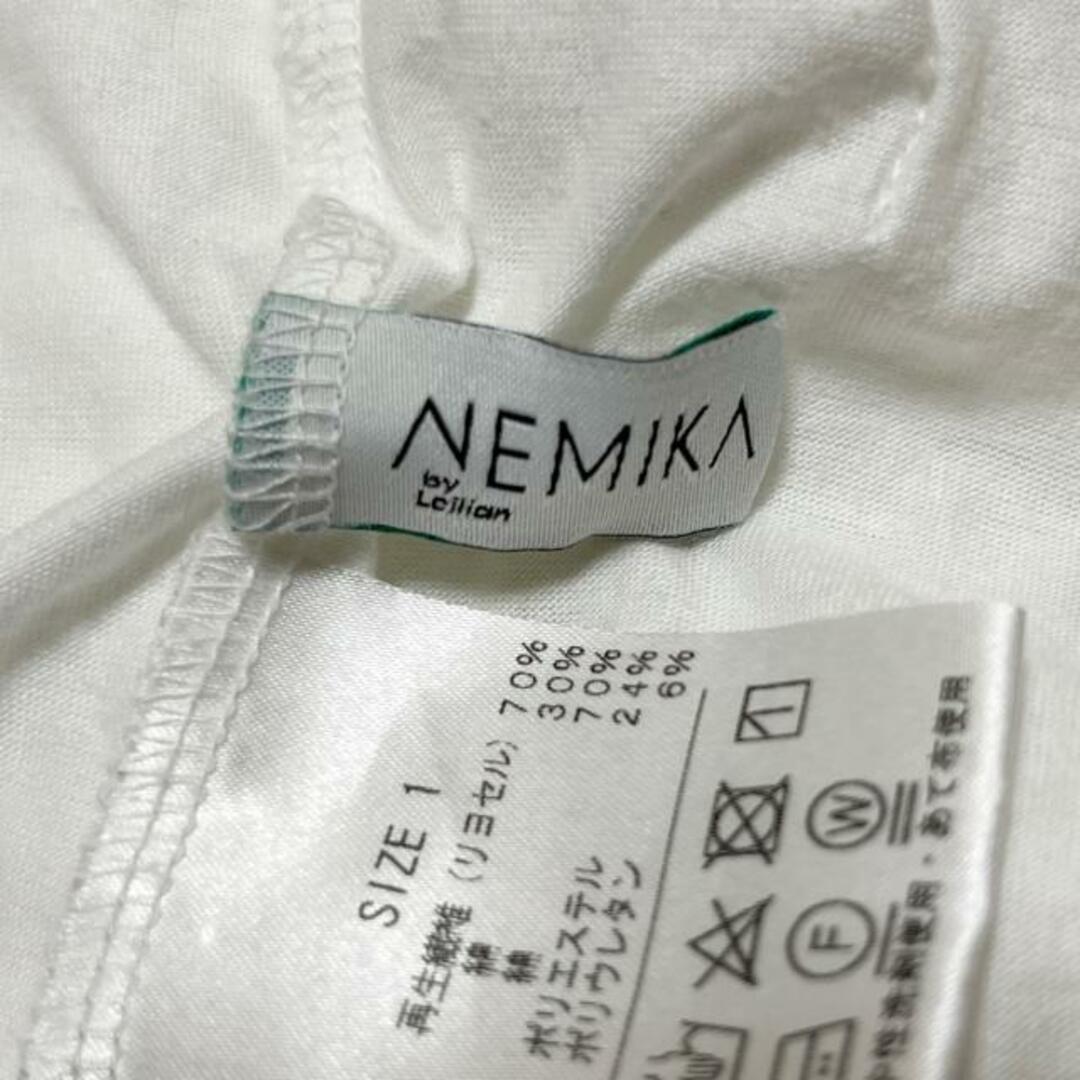 NEMIKA/NEMIKA by Leilian(ネミカ) 半袖カットソー サイズ1 S レディース - 白 フリル レディースのトップス(カットソー(半袖/袖なし))の商品写真