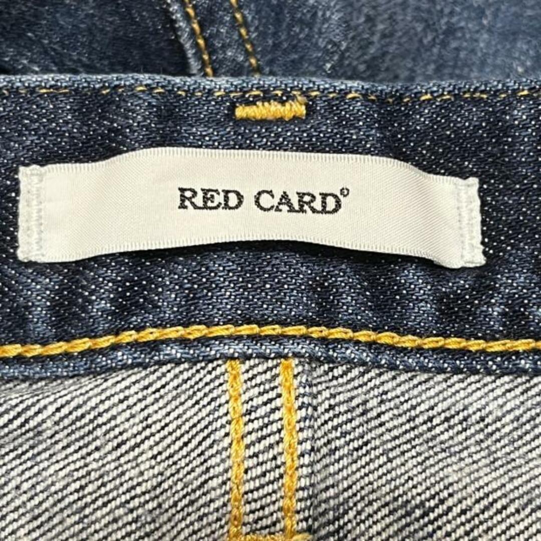 RED CARD(レッドカード) ジーンズ サイズ22 レディース - ブルー クロップド(半端丈) レディースのパンツ(デニム/ジーンズ)の商品写真