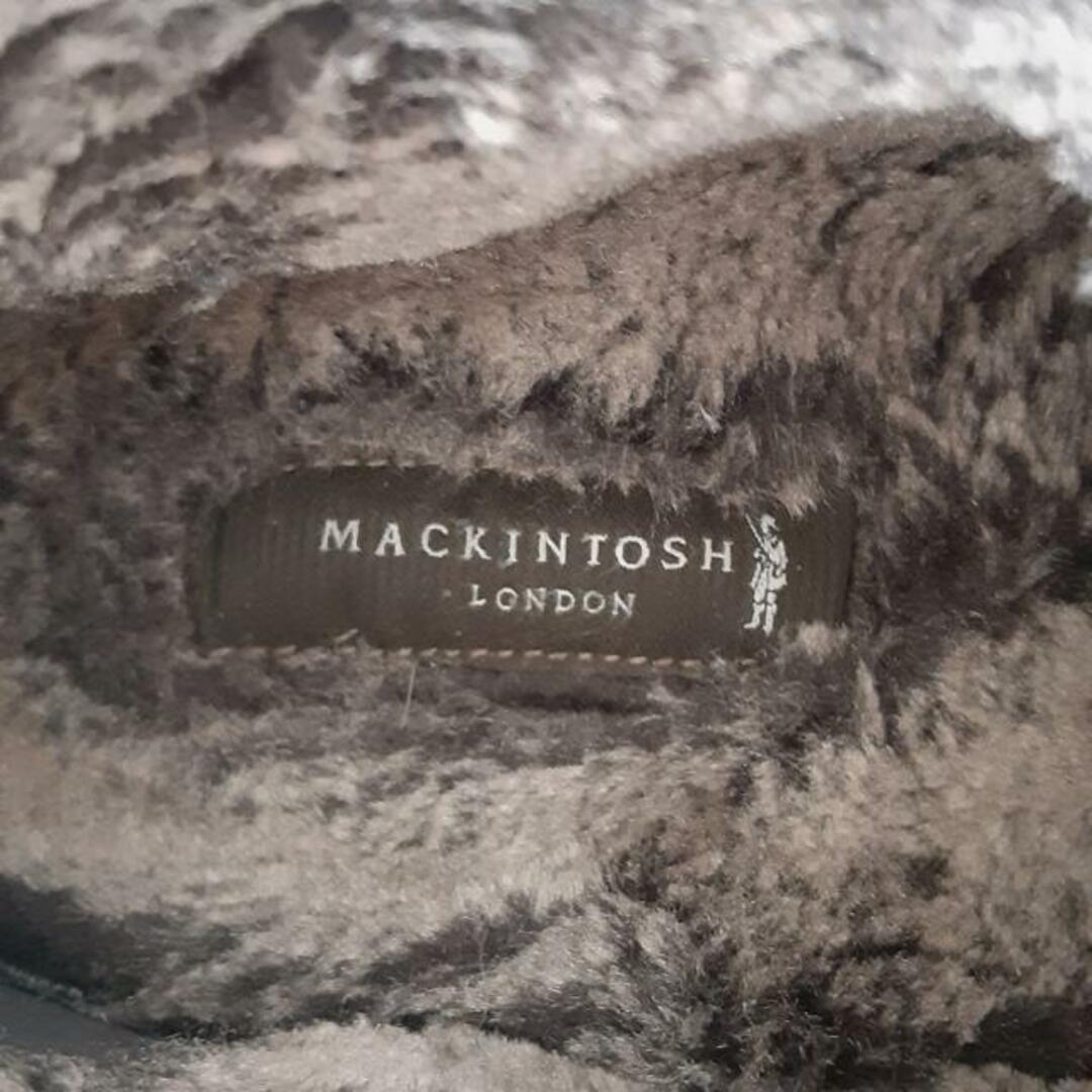 MACKINTOSH LONDON(マッキントッシュロンドン) スリッポン 22 レディース - 黒 レザー×フェイクファー レディースの靴/シューズ(その他)の商品写真