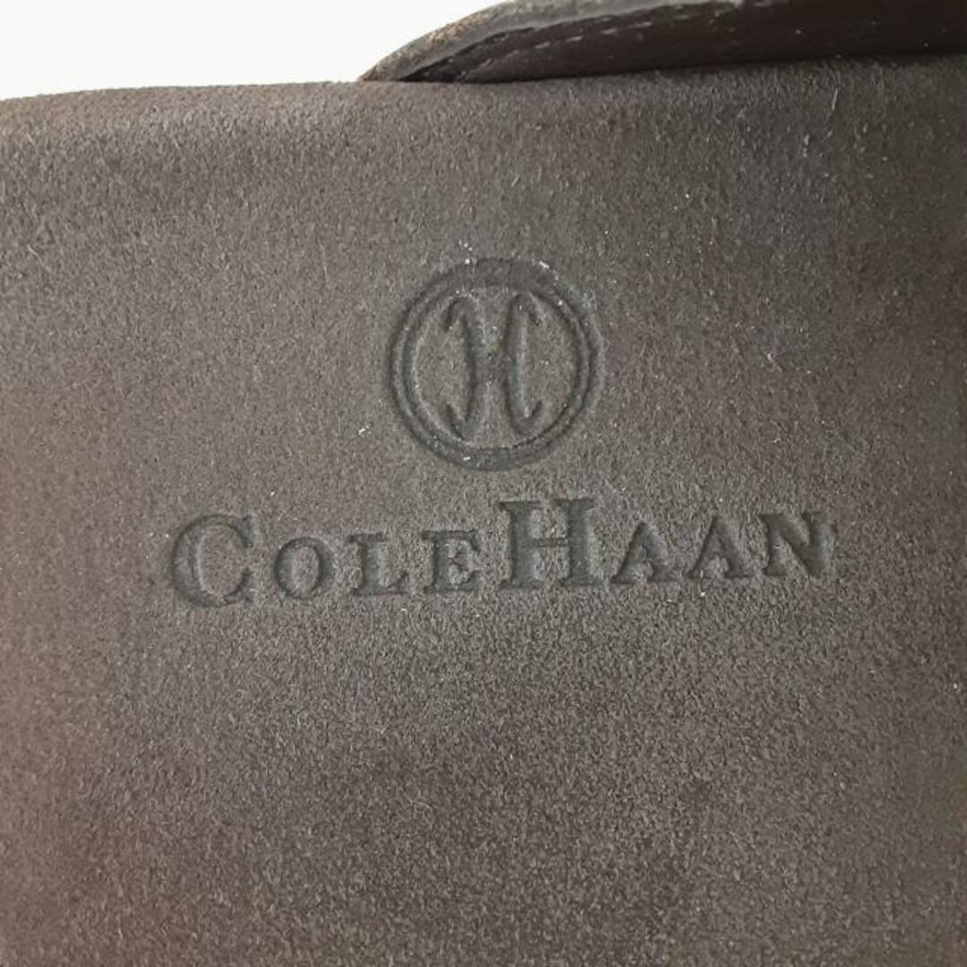 Cole Haan(コールハーン)のCOLE HAAN(コールハーン) サンダル 7 M レディース - ダークブラウン×ブルー×アイボリー TUCKER THONG キャンバス×レザー レディースの靴/シューズ(サンダル)の商品写真
