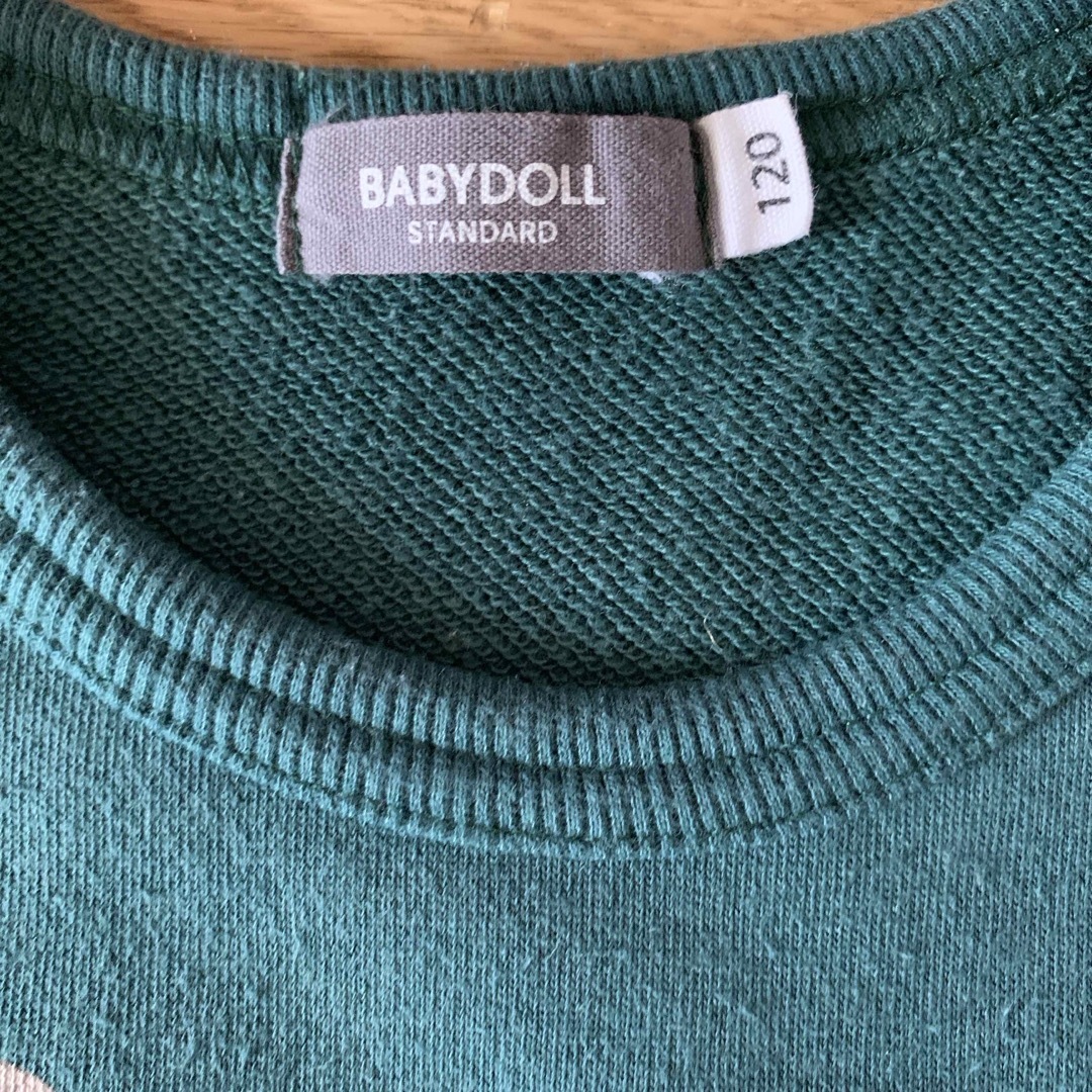 BABYDOLL(ベビードール)の120恐竜トレーナー キッズ/ベビー/マタニティのキッズ服男の子用(90cm~)(Tシャツ/カットソー)の商品写真