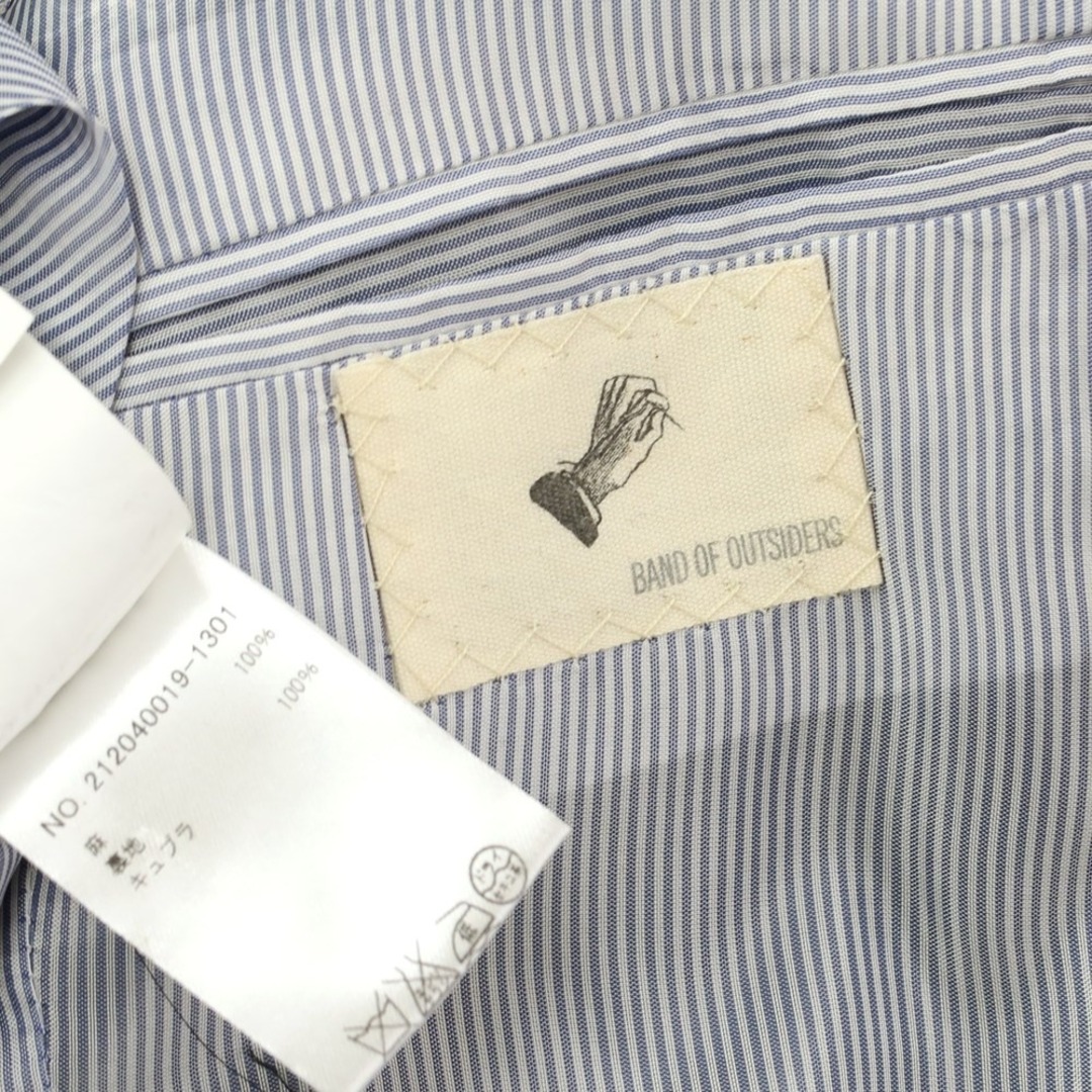 BAND OF OUTSIDERS(バンドオブアウトサイダーズ)の【中古】バンドオブアウトサイダーズ Band of Outsiders リネン テーラードジャケット チャコールグレー【サイズサイズ0】【メンズ】 メンズのジャケット/アウター(テーラードジャケット)の商品写真