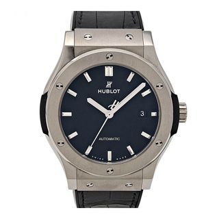 ウブロ(HUBLOT)のウブロ クラシック フュージョン チタニウム 542.NX.1171.LR 自動巻き チタン メンズ HUBLOT 【中古】 【時計】(腕時計(アナログ))