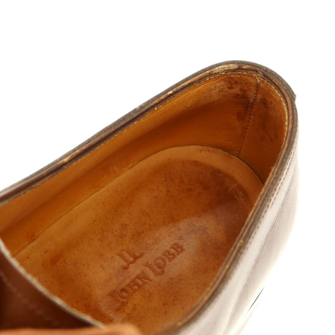 JOHN LOBB(ジョンロブ)の【中古】ジョンロブ John Lobb KENNET ラスト8000 ストレートチップ ドレスシューズ ブラウン【サイズ8E】【メンズ】 メンズの靴/シューズ(ドレス/ビジネス)の商品写真