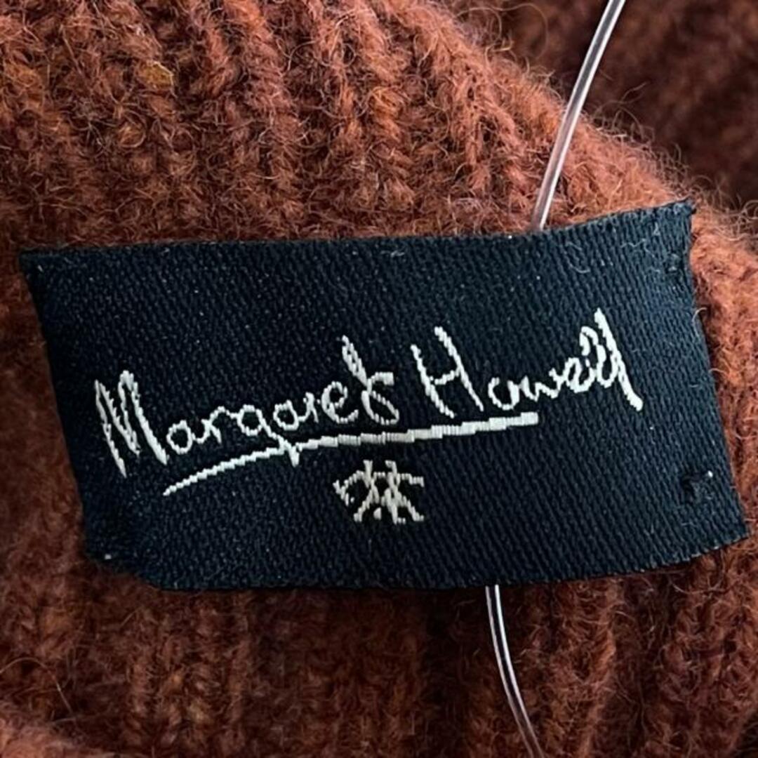 MARGARET HOWELL(マーガレットハウエル)のMargaretHowell(マーガレットハウエル) 長袖セーター レディース美品  - レッドブラウン タートルネック レディースのトップス(ニット/セーター)の商品写真