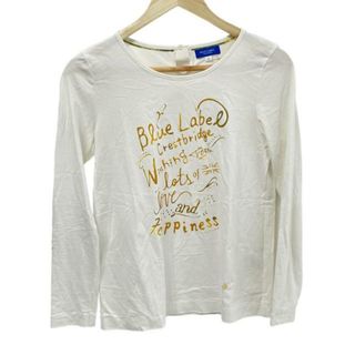 ブルーレーベルクレストブリッジ(BLUE LABEL CRESTBRIDGE)のBLUE LABEL CRESTBRIDGE(ブルーレーベルクレストブリッジ) 長袖Tシャツ サイズ38 M レディース美品  - アイボリー(Tシャツ(長袖/七分))