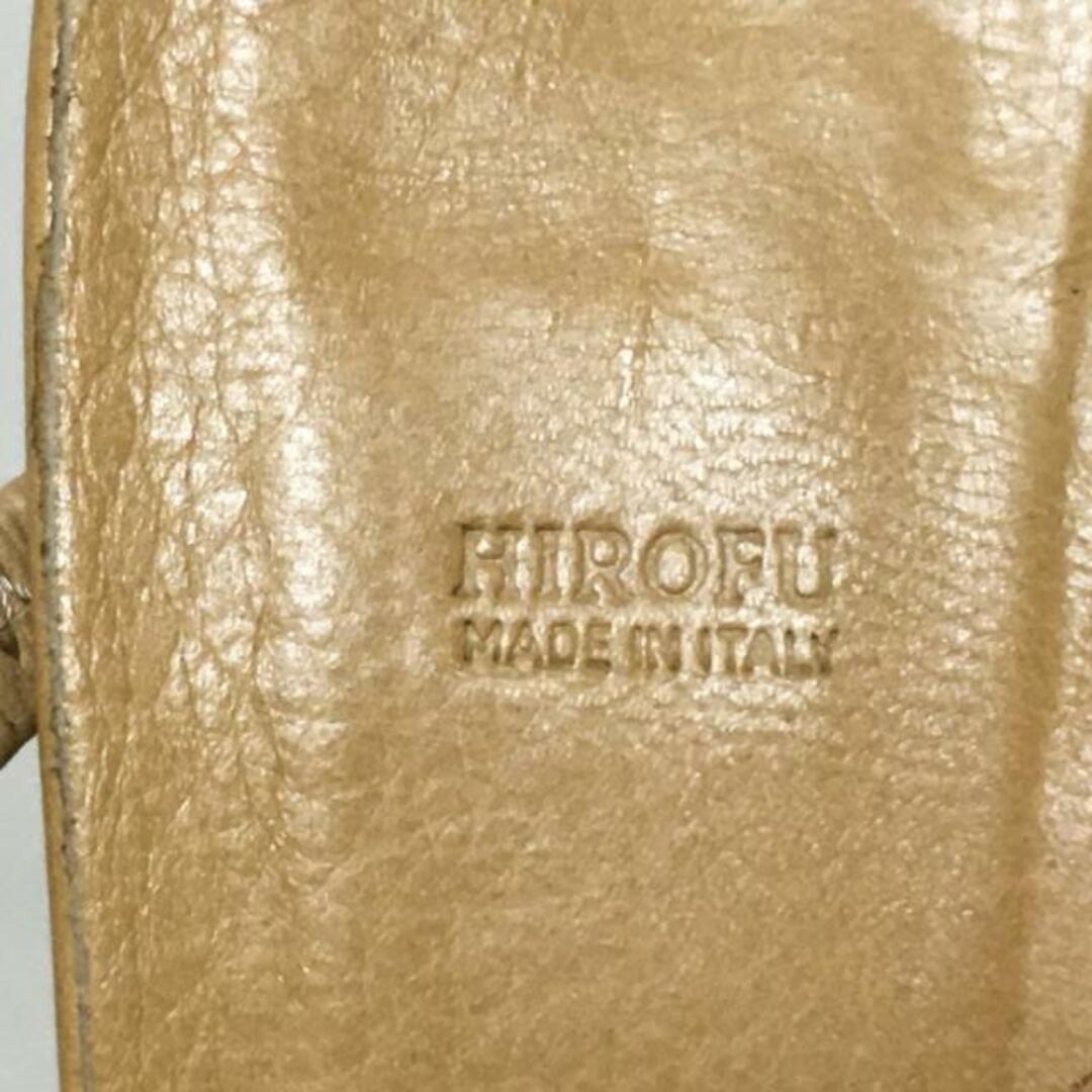 HIROFU(ヒロフ) サンダル 23 レディース - ライトブラウン レザー レディースの靴/シューズ(サンダル)の商品写真