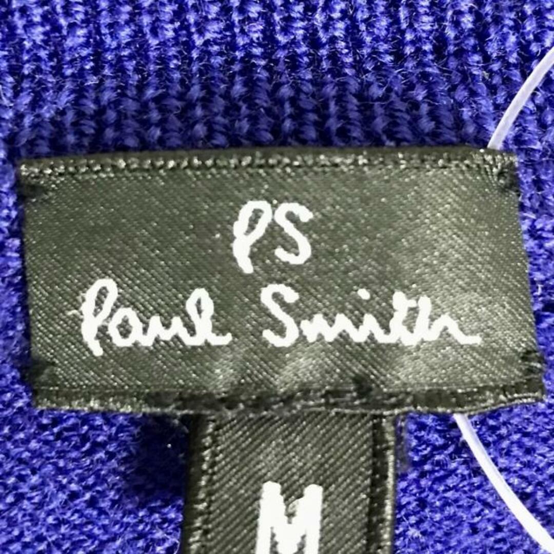 Paul Smith(ポールスミス)のPaulSmith(ポールスミス) 長袖セーター サイズM メンズ - ネイビー×レッド×黒 メンズのトップス(ニット/セーター)の商品写真