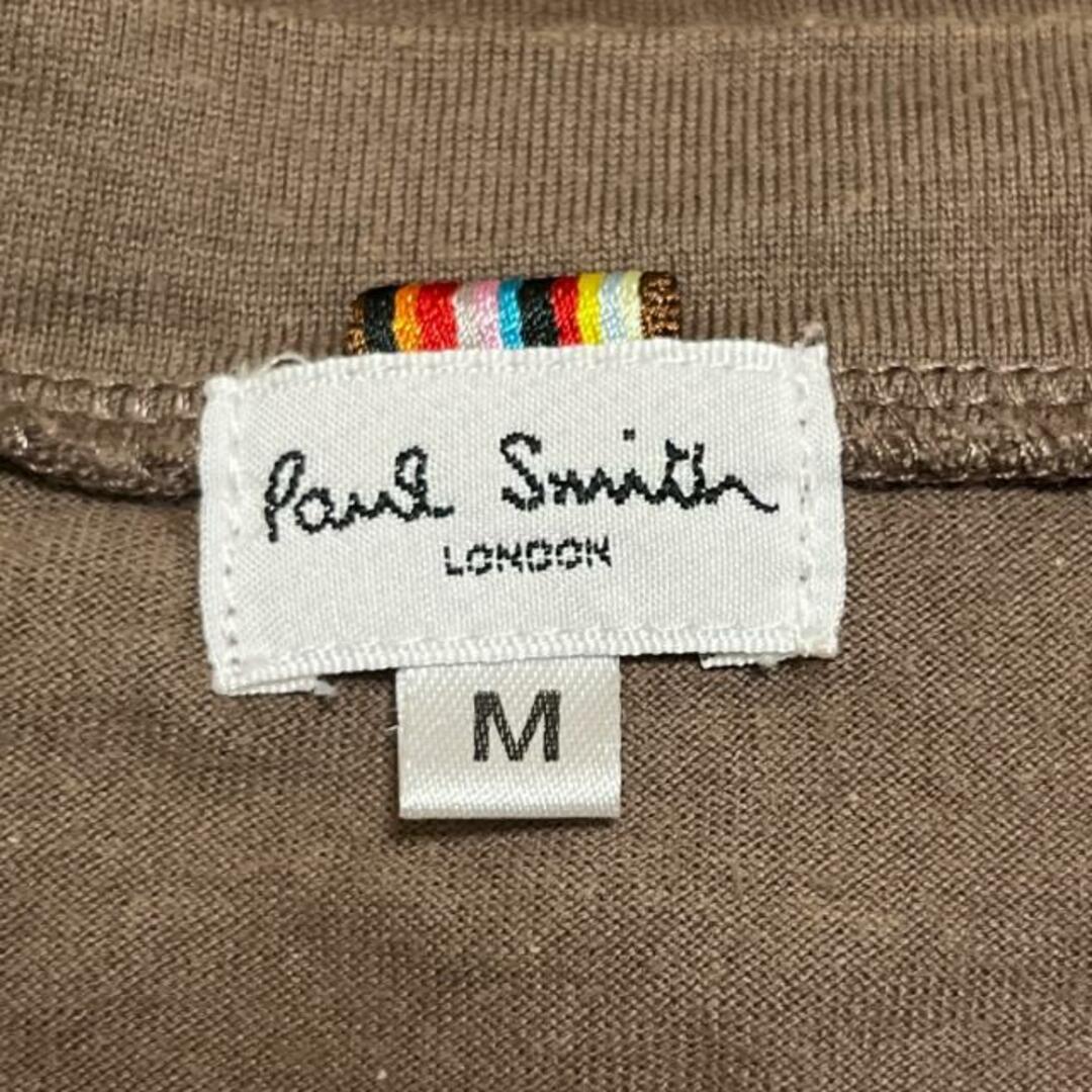 Paul Smith(ポールスミス)のPaulSmith(ポールスミス) 長袖カットソー サイズM メンズ - カーキ×ボルドー×黒 クルーネック/パッチワーク メンズのトップス(Tシャツ/カットソー(七分/長袖))の商品写真