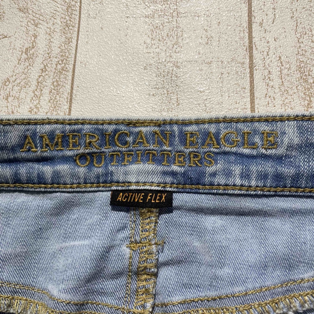 American Eagle(アメリカンイーグル)の【AMERICAN EAGLE】アメリカンイーグル  ケミカルウォッシュデニム メンズのパンツ(デニム/ジーンズ)の商品写真