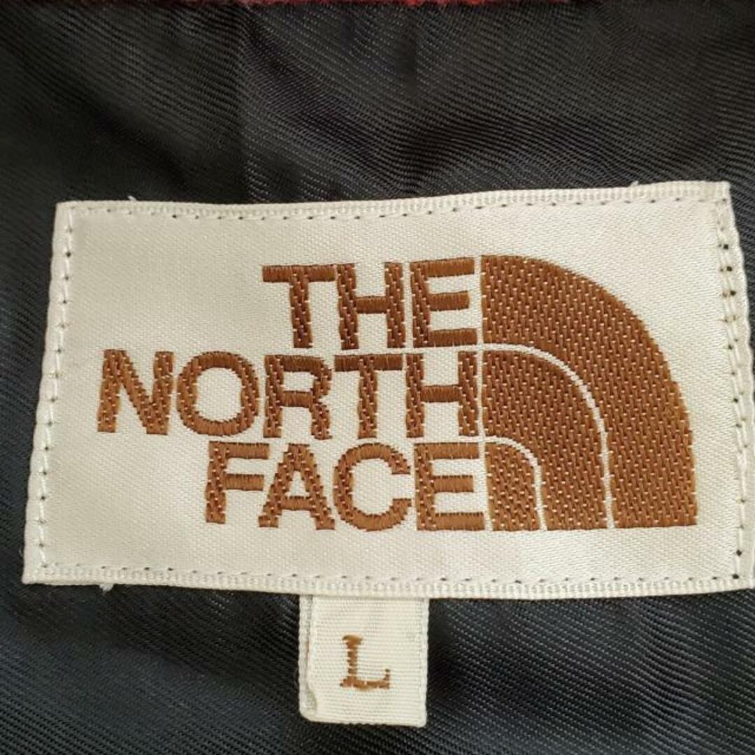 THE NORTH FACE(ザノースフェイス)のTHE NORTH FACE(ノースフェイス) 長袖シャツ サイズL メンズ美品  - レッド×ベージュ×マルチ チェック柄 メンズのトップス(シャツ)の商品写真