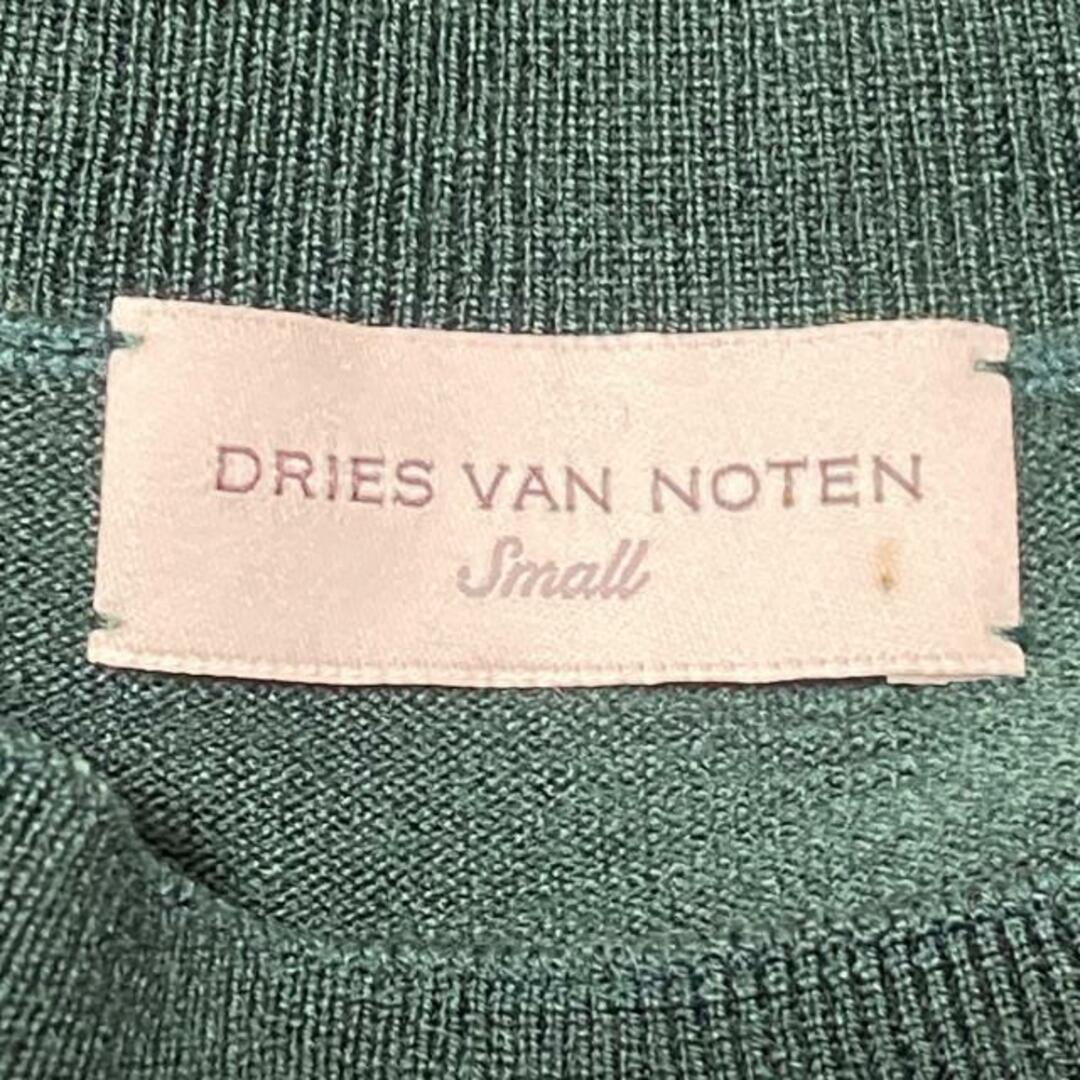 DRIES VAN NOTEN(ドリスヴァンノッテン)のDRIES VAN NOTEN(ドリスヴァンノッテン) 七分袖セーター サイズS レディース - ダークグリーン クルーネック レディースのトップス(ニット/セーター)の商品写真