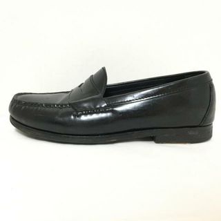 COLE HAAN(コールハーン) ローファー 7 1/2 メンズ - 黒 アウトソール張替済 レザー