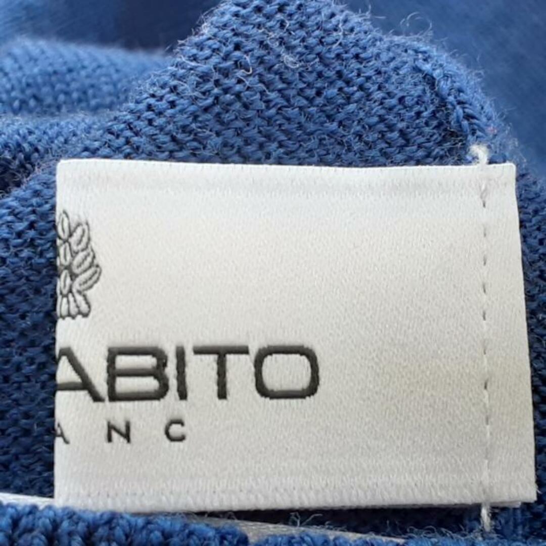 MORABITO(モラビト)のMORABITO(モラビト) 長袖セーター サイズ38 M レディース美品  - ネイビー タートルネック レディースのトップス(ニット/セーター)の商品写真