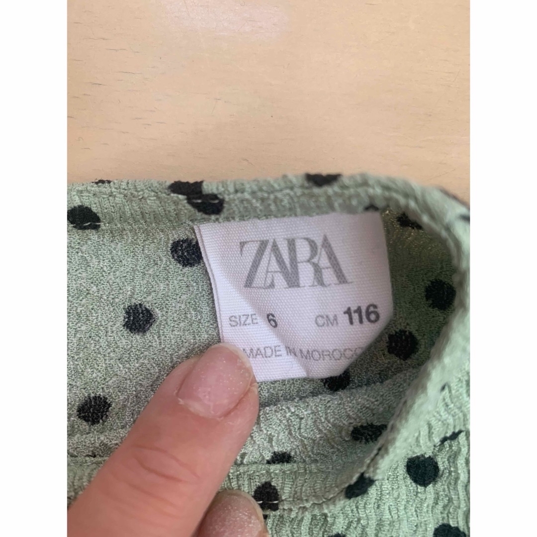 ZARA KIDS(ザラキッズ)のZARA kids 116cm キッズ/ベビー/マタニティのキッズ服女の子用(90cm~)(ブラウス)の商品写真