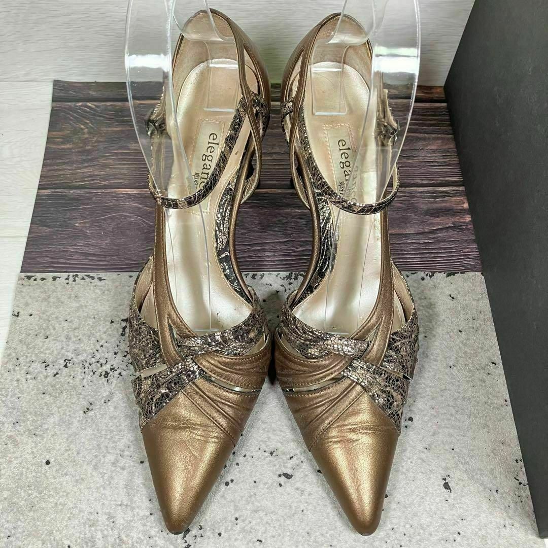 elegance卑弥呼 エレガンスヒミコ 23.5 ストラップ パンプス レディースの靴/シューズ(ハイヒール/パンプス)の商品写真