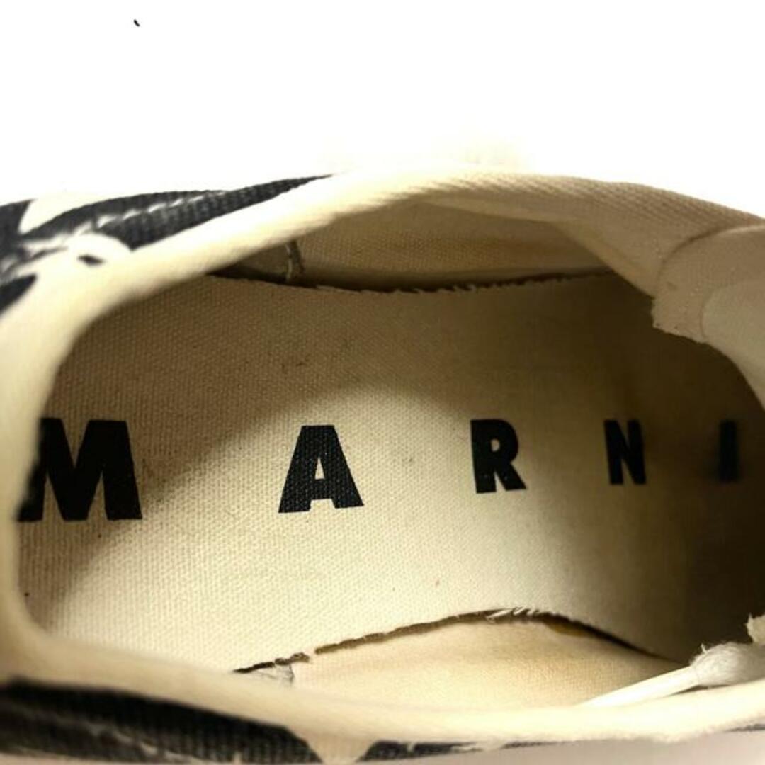 Marni(マルニ)のMARNI(マルニ) スニーカー 36 レディース - 黒×アイボリー×マルチ インソール取外し可 キャンバス レディースの靴/シューズ(スニーカー)の商品写真