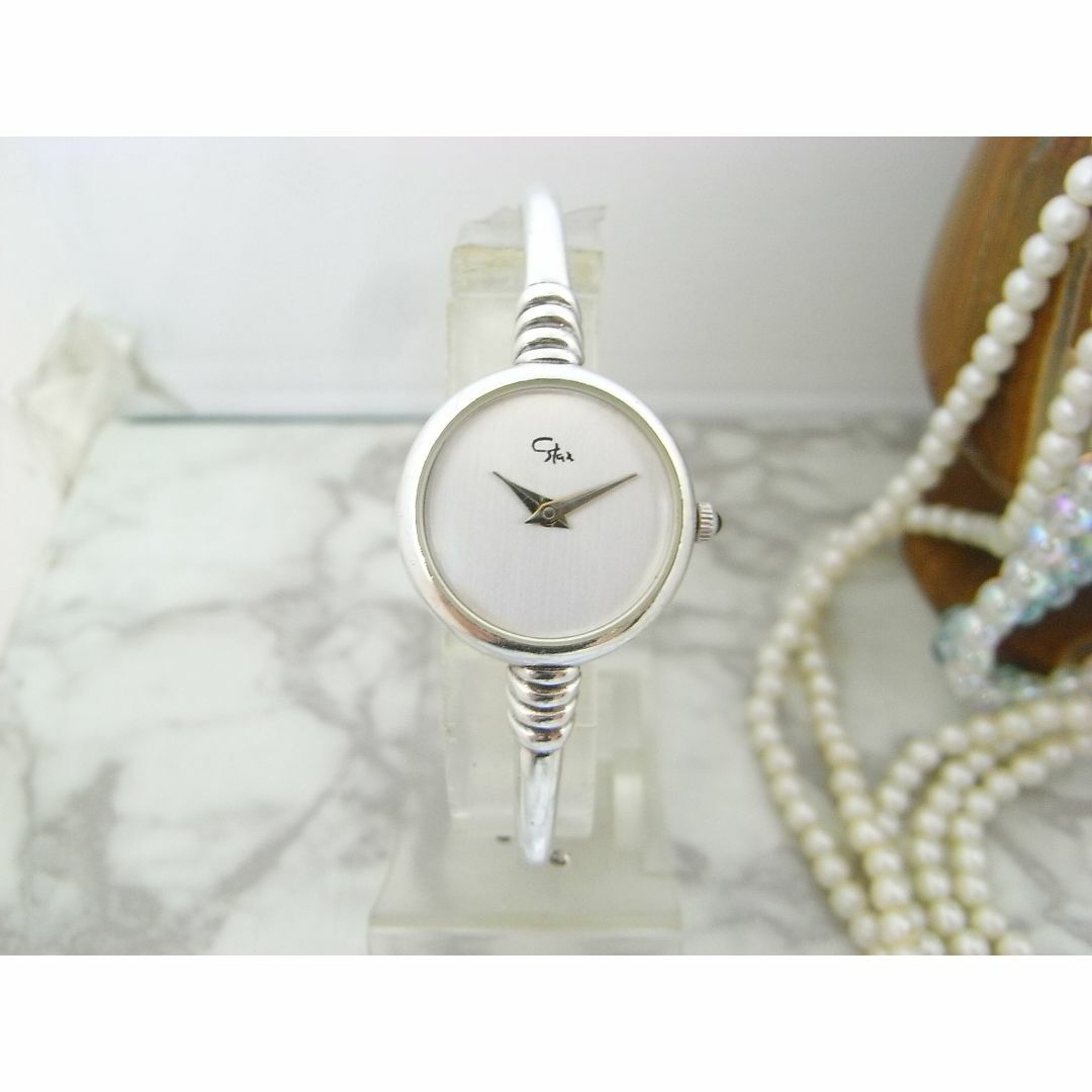 STAR JEWELRY(スタージュエリー)のヴィンテージ　スター　ジュエリー　Silver925　銀無垢　レディースウォッチ レディースのファッション小物(腕時計)の商品写真