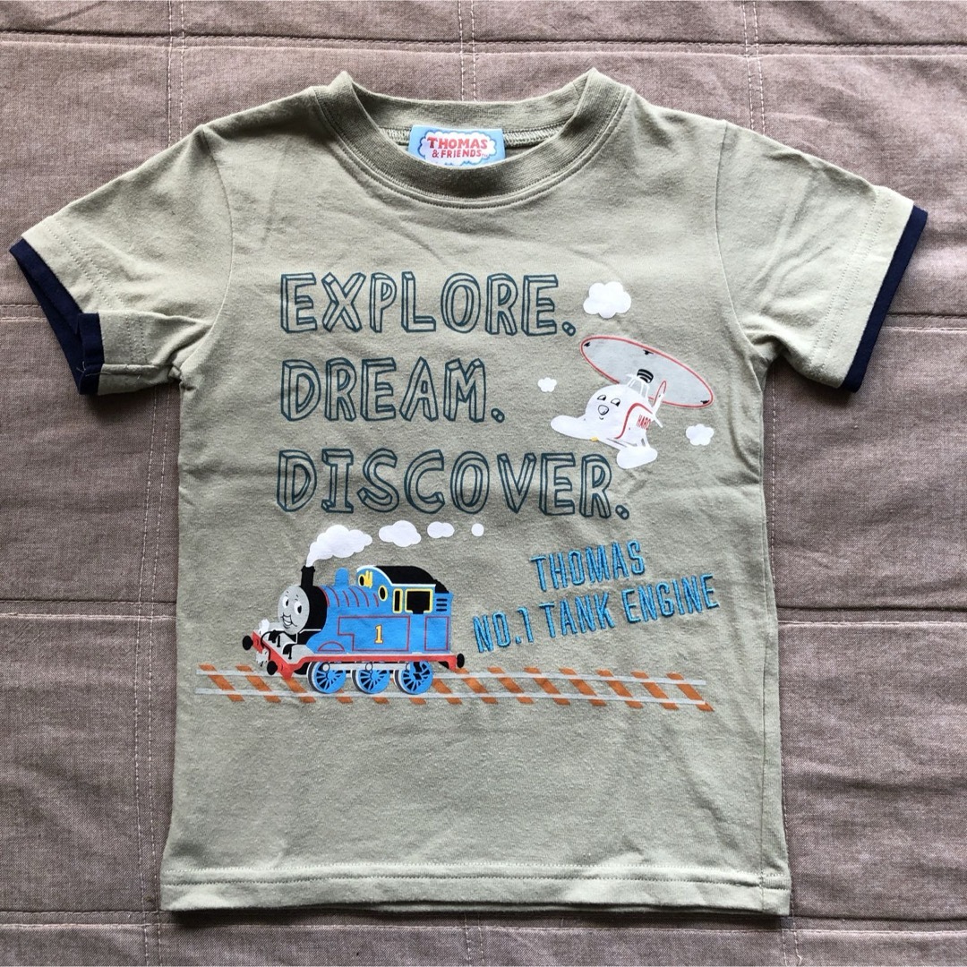 値下け中！トーマス 半袖 Tシャツ 100 THOMAS&FRIENDS 男の子 キッズ/ベビー/マタニティのキッズ服男の子用(90cm~)(Tシャツ/カットソー)の商品写真