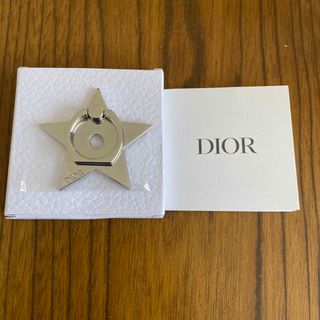 ディオール(Dior)のDIOR ディオール　星型スマホリング　シルバー(その他)