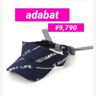 adabat - 新品■9,790円【アダバット】レディース　サンバイザー  リボン付