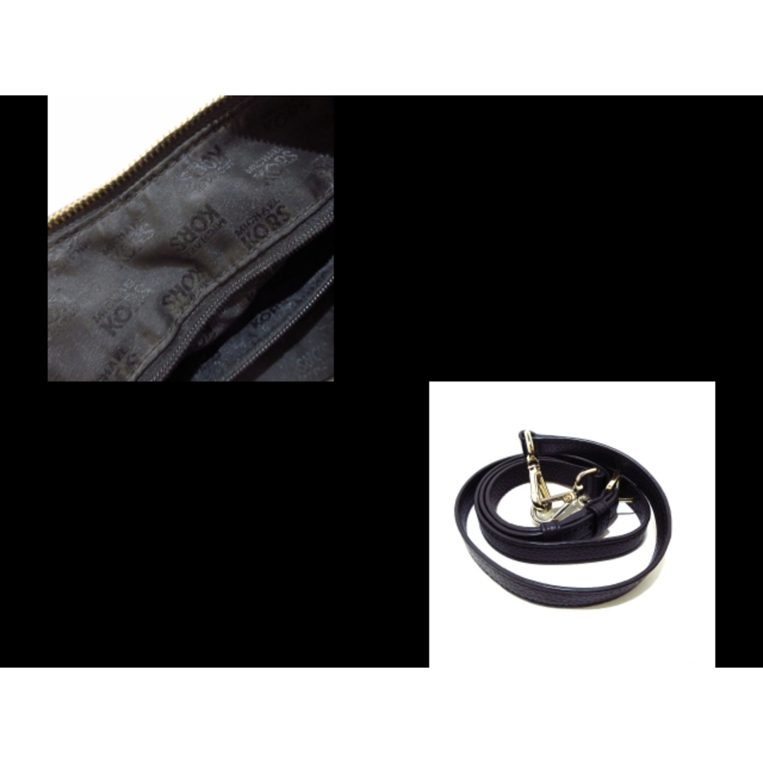 Michael Kors(マイケルコース)のMICHAEL KORS(マイケルコース) ハンドバッグ - 黒 レザー レディースのバッグ(ハンドバッグ)の商品写真